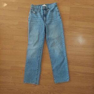 Madewell The Perfect Vintage Straight Crop Jean Sz 27
